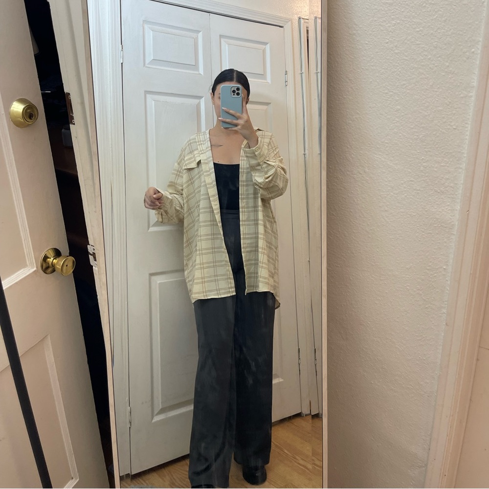 Pretty Little Thing Plaid Blouse